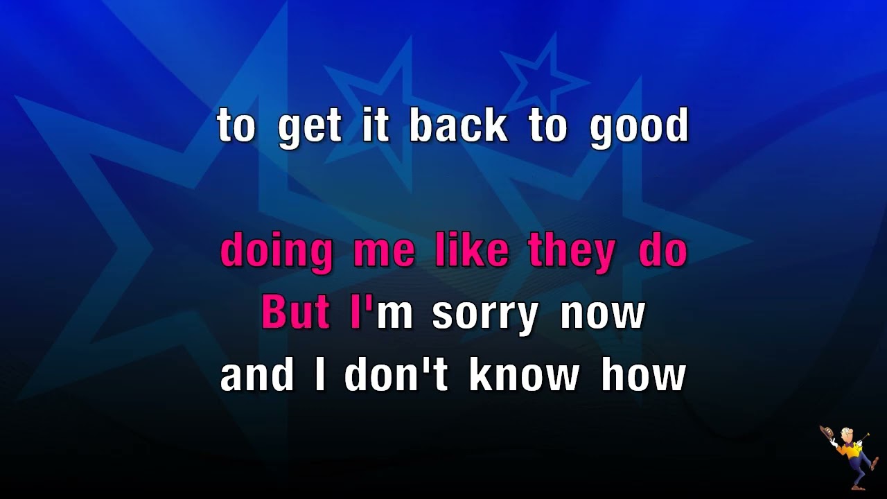 Back 2 Good - Matchbox 20 (KARAOKE)