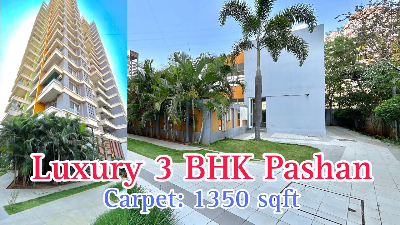 Resale Luxury 3 bhk in pashan ,Pune | ready To move Fully Furnished 3bhk flat for sale In Pashan. 