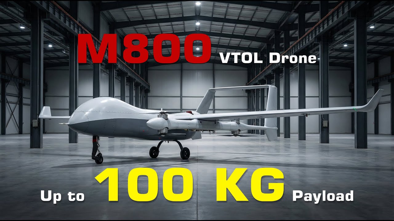 M800 VTOL Drone - Up to 100 KG Payload