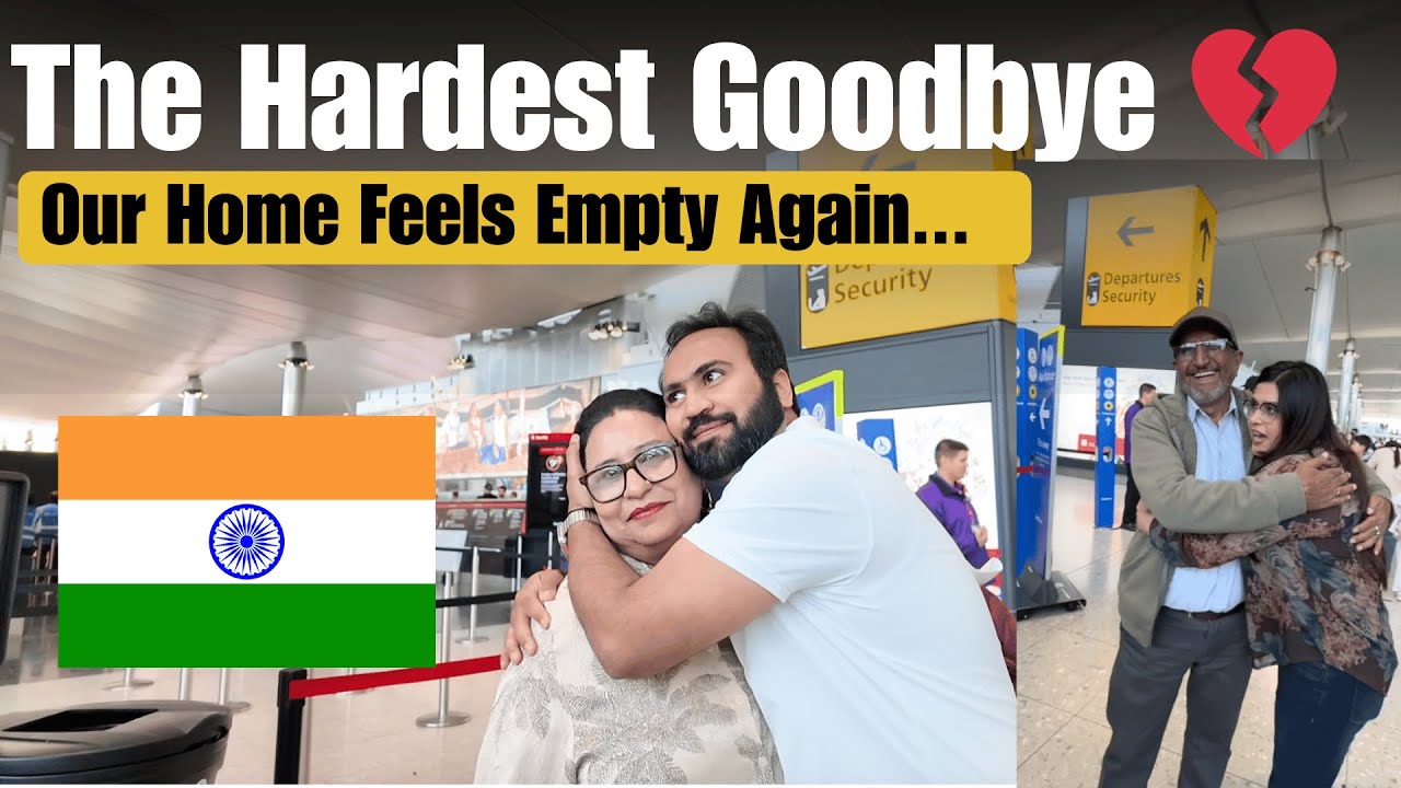 Parents Going Back To India | Emotional Day For Us | Indian Youtuber