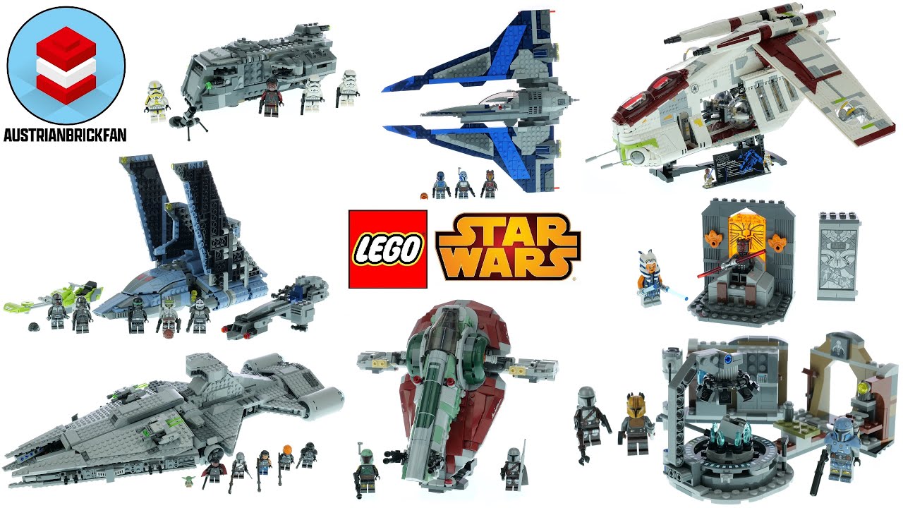 All LEGO Star Wars Sets Summer 2021 Speed Build Compilation