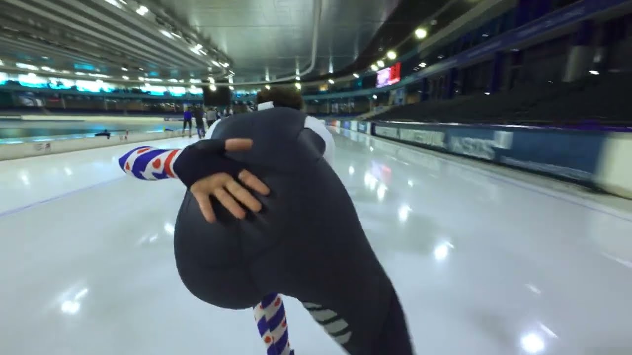 Fast Speed Skating in Thialf 600m intervals