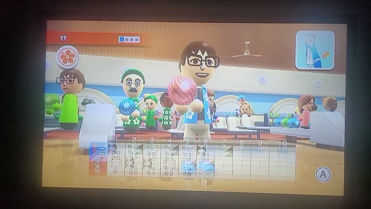 Wii Sports Resort Dad vs James with Luigi 
