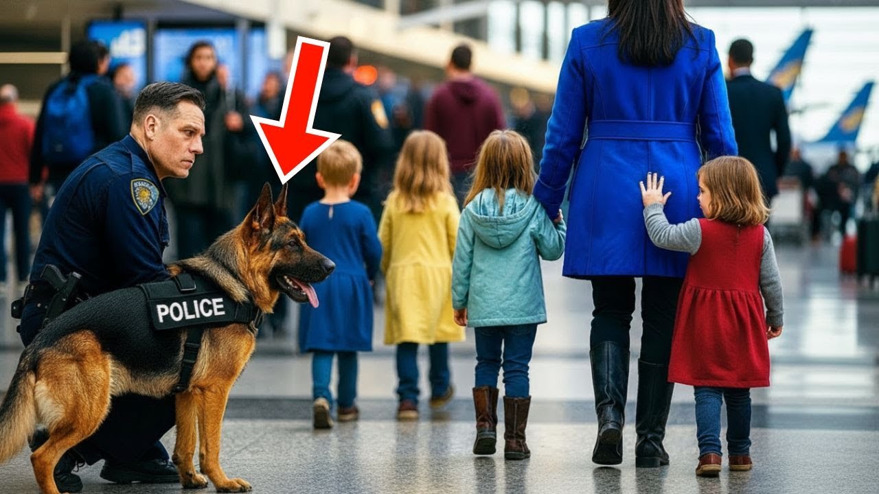 Das Mädchen gab dem Polizeihund ein stilles Zeichen. Was der Hund danach tat, schockierte alle