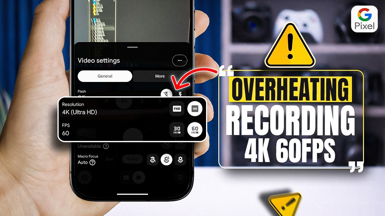 Перегревается Pixel при съемке в 4K 60fps? Вот решение!