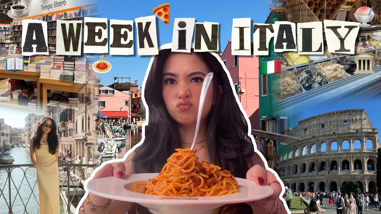 проведите неделю в Италии со мной *видеоблог* 🇮🇹🍝☕️📚