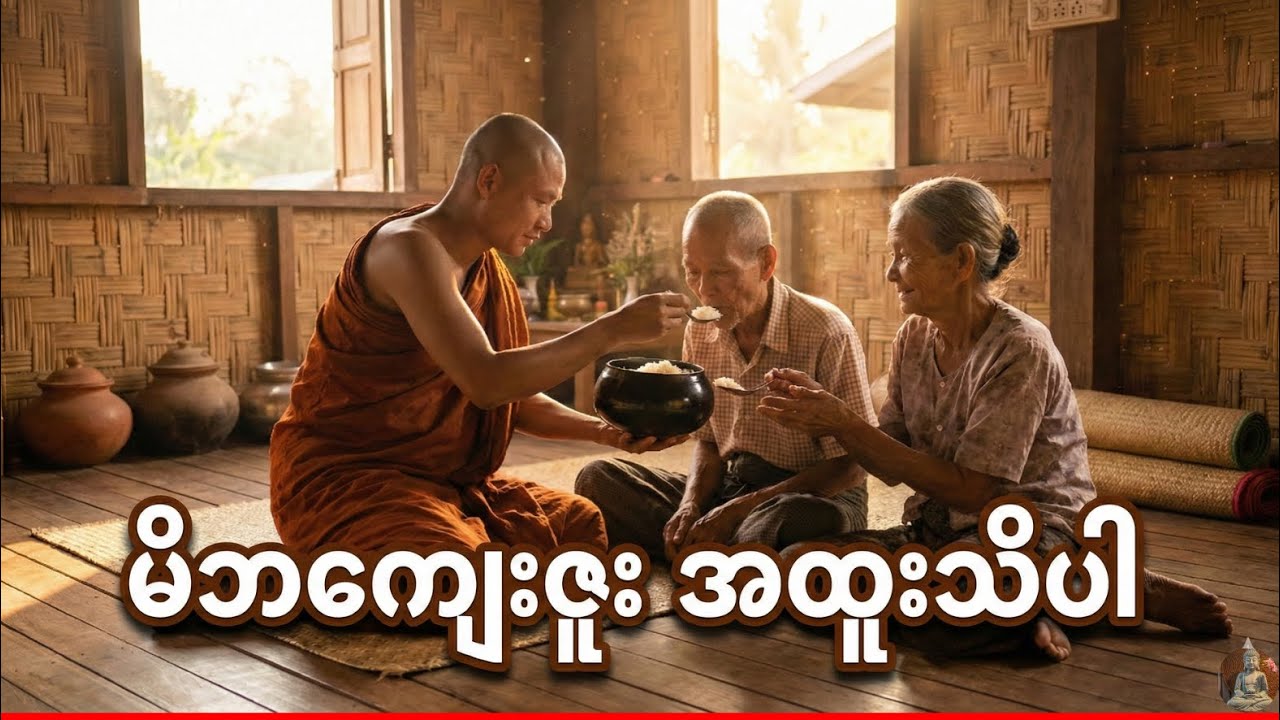 ဧကရာဇ်မင်းဖြစ်အောင် လုပ်ပေးစေဦးတော့ မိဘကျေးဇူးဆပ်ရာ မရောက်သေးဘူး #တရားတော်