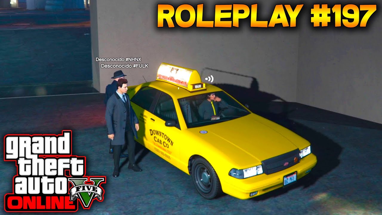 ¡OSCAR Y SU PRIMER  DÍA COMO TAXISTA! | GTA ROLEPLAY #197