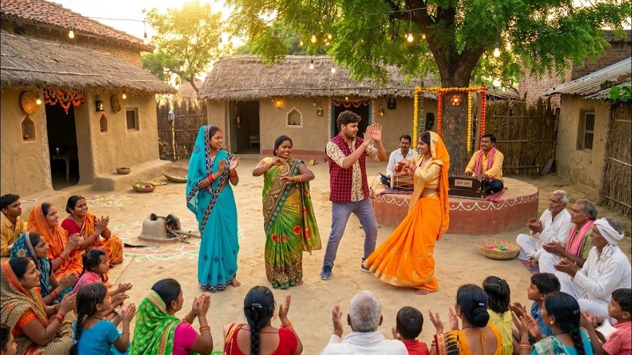 घर वाले खुशियां मनाने के लिए किया जबरदस्त डांस वीडियो हुआ वायरल देहाती वीडियो
