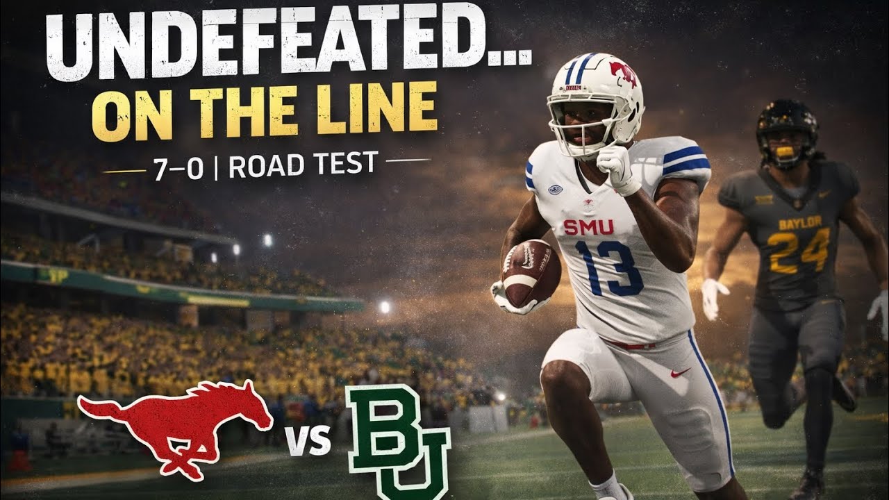 CFB 26/SMU Season 2 Week 9 🆚 Baylor (I do not own the rights to any music
