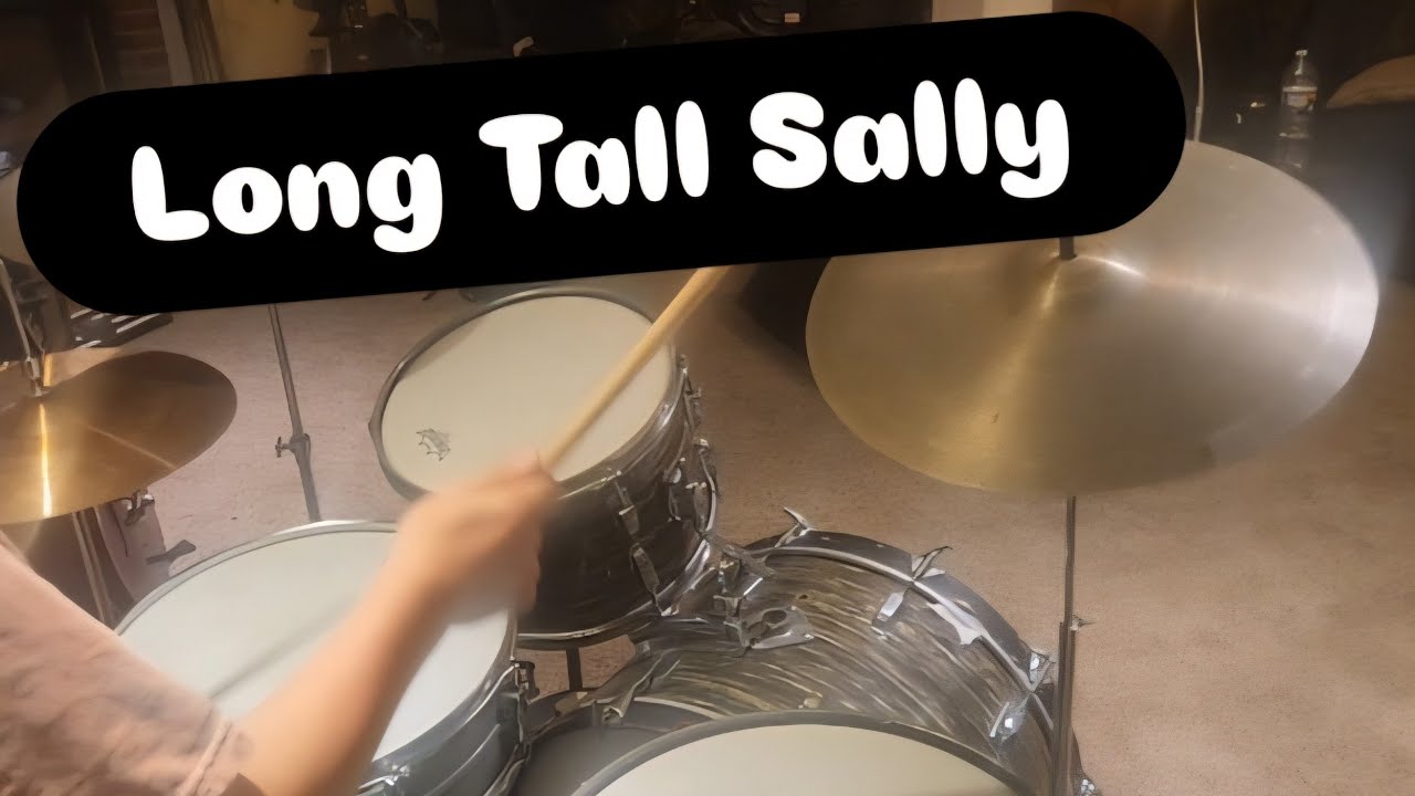 Long Tall Sally - The Beatles - Ringo Starr - Drum Cover - Ludwig 1960s Black Oyster Pearl 
