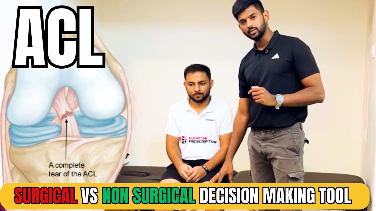 Physiotherapy for ACL tear | with surgery or without surgery which is good for you
