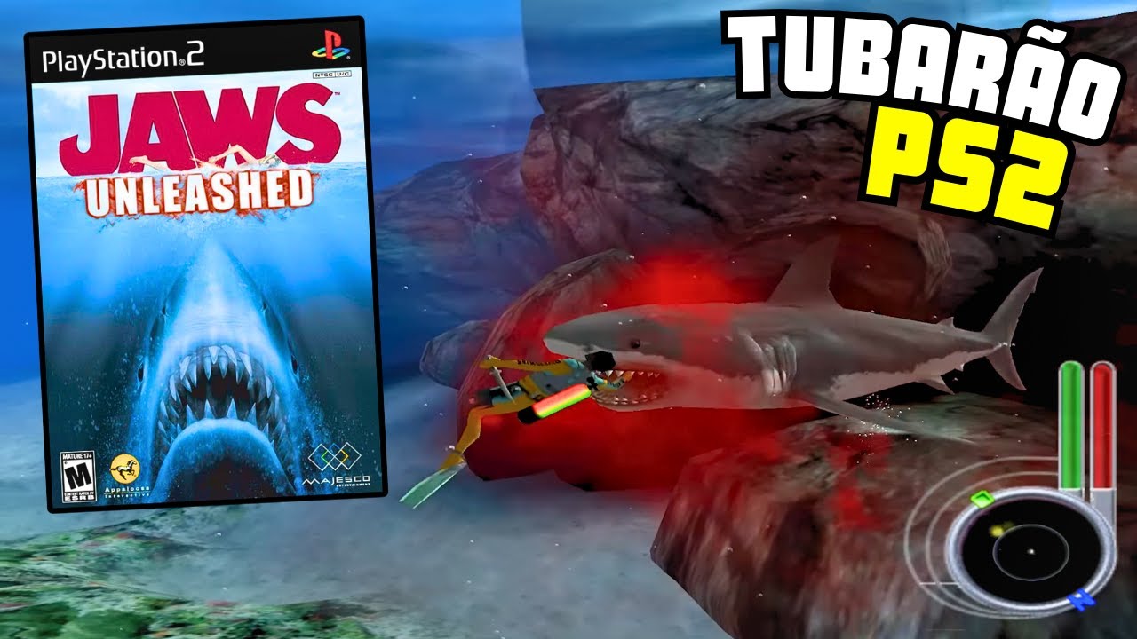 O Jogo BRUTAL de Tubarão para PS2 🦈 Jaws Unleashed