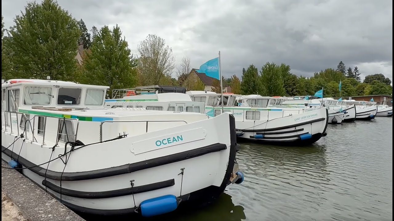 Canal du Centre - Chalon-sur Saône à Montceau-les-Mines.