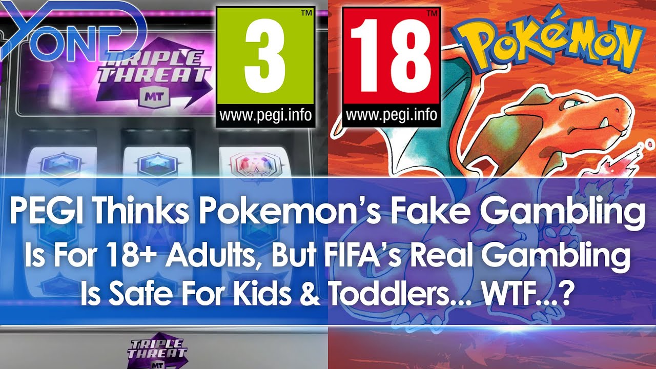 PEGI Thinks Pokemon's Simulated Gambling Is For Adults & FIFA's Real Loot Box Gambling Is For Kids
