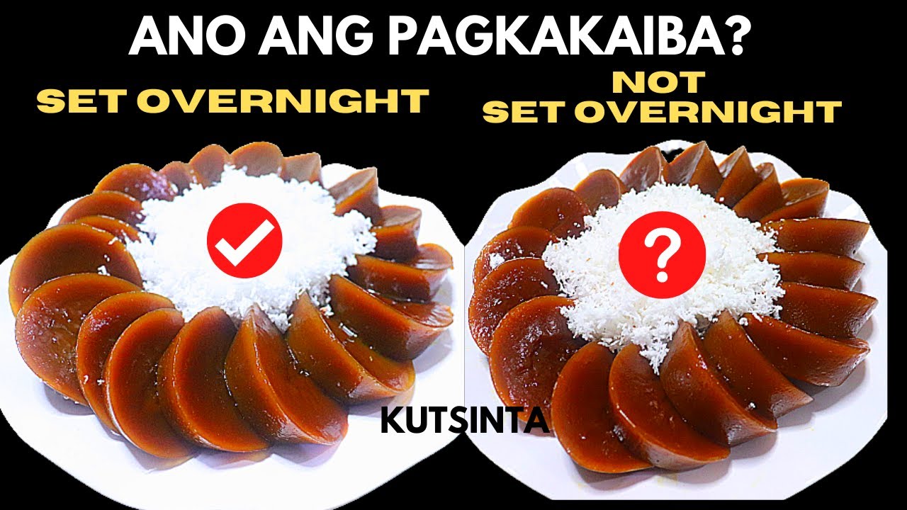 KUTSINTA RECIPE | ANO ANG PAGKAKAIBA NG IBINABAD MAGDAMAG AT HINDI IBINABAD NA KUTSINTA
