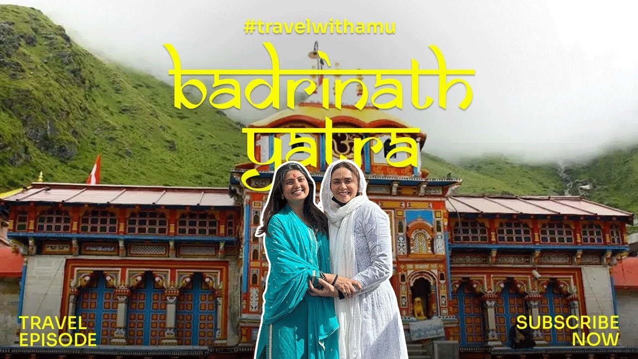 #badrinath Yatra | Amruta Khanvilkar | #travelwithamu with #prajaktamali  #badrinathdham