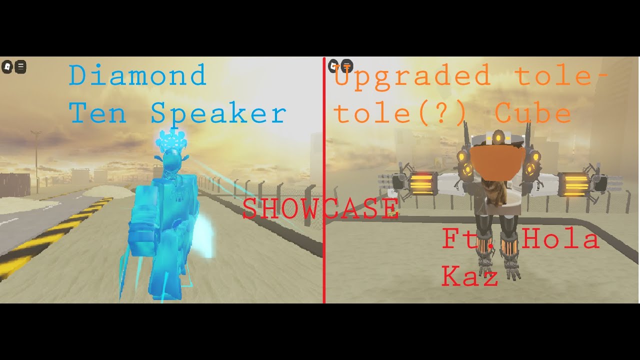 Diamond Ten Speaker And Tole-Tole Cube Showcase! Ft. @Hola_kaz |Skibi Defense