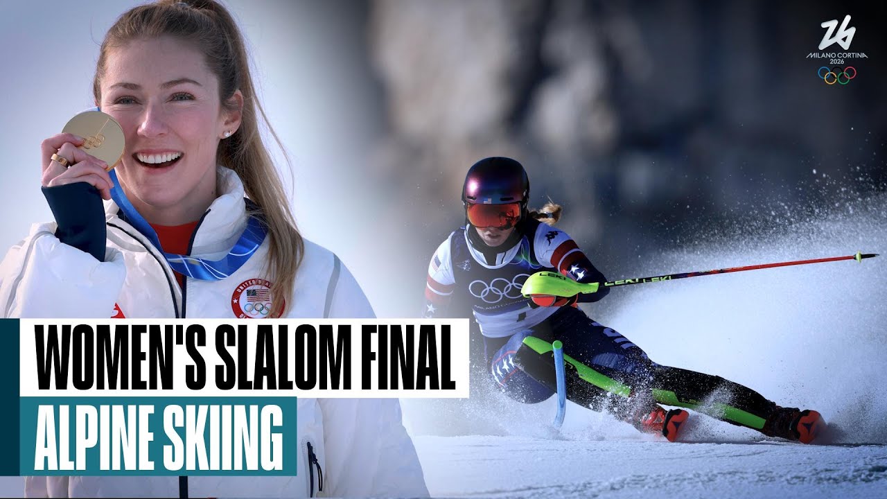 Mikaela Shiffrin Regains Slalom Crown in Style 🇺🇸⛷️| #MilanoCortina2026