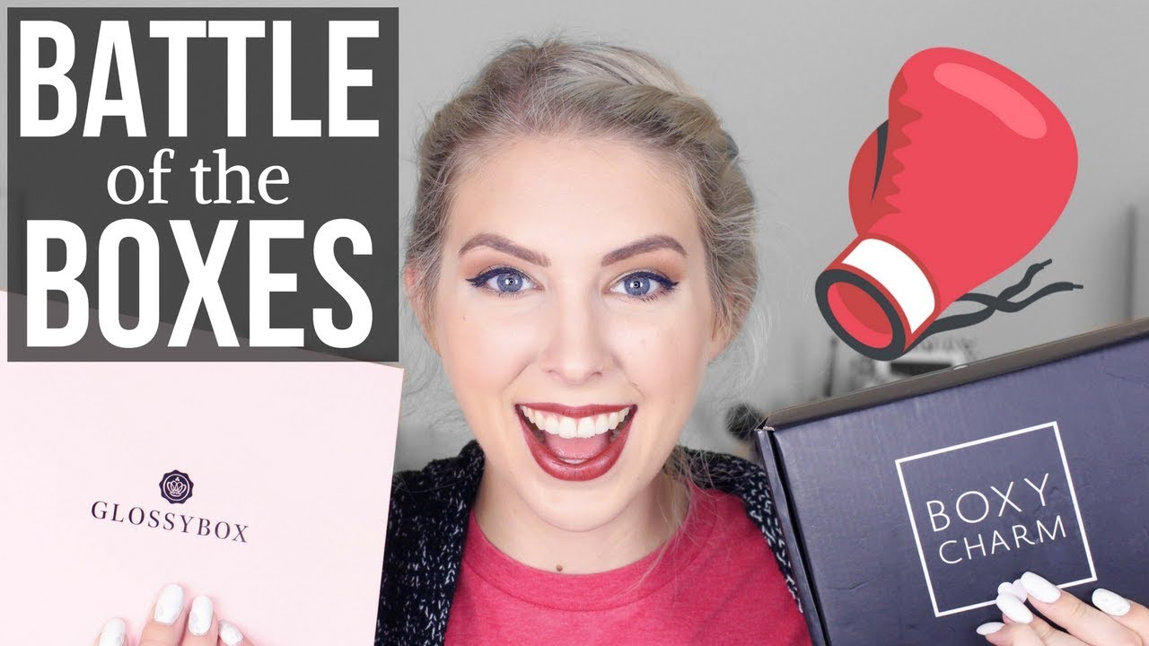 BOXYCHARM VS GLOSSYBOX OCTOBER 2017 👊 Battle Of The Monthly Subscription Boxes