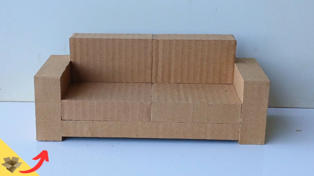 SOFAZINHO Feito com PAPELÃO