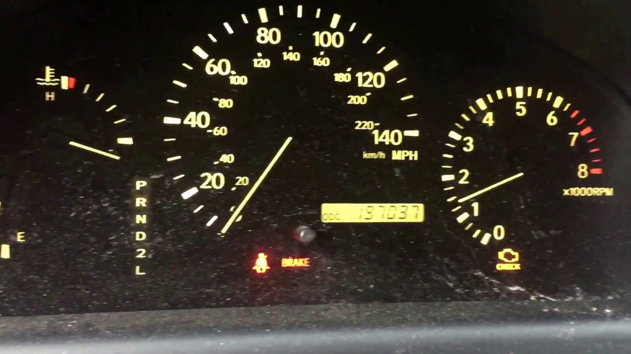 Lexus rx300 high idle