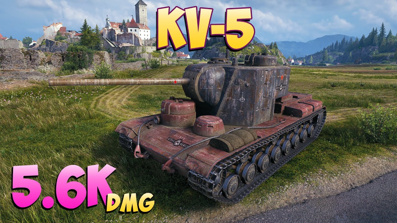 KV-5 - 6 Kills 5.6K DMG - Rectangular! - World Of Tanks