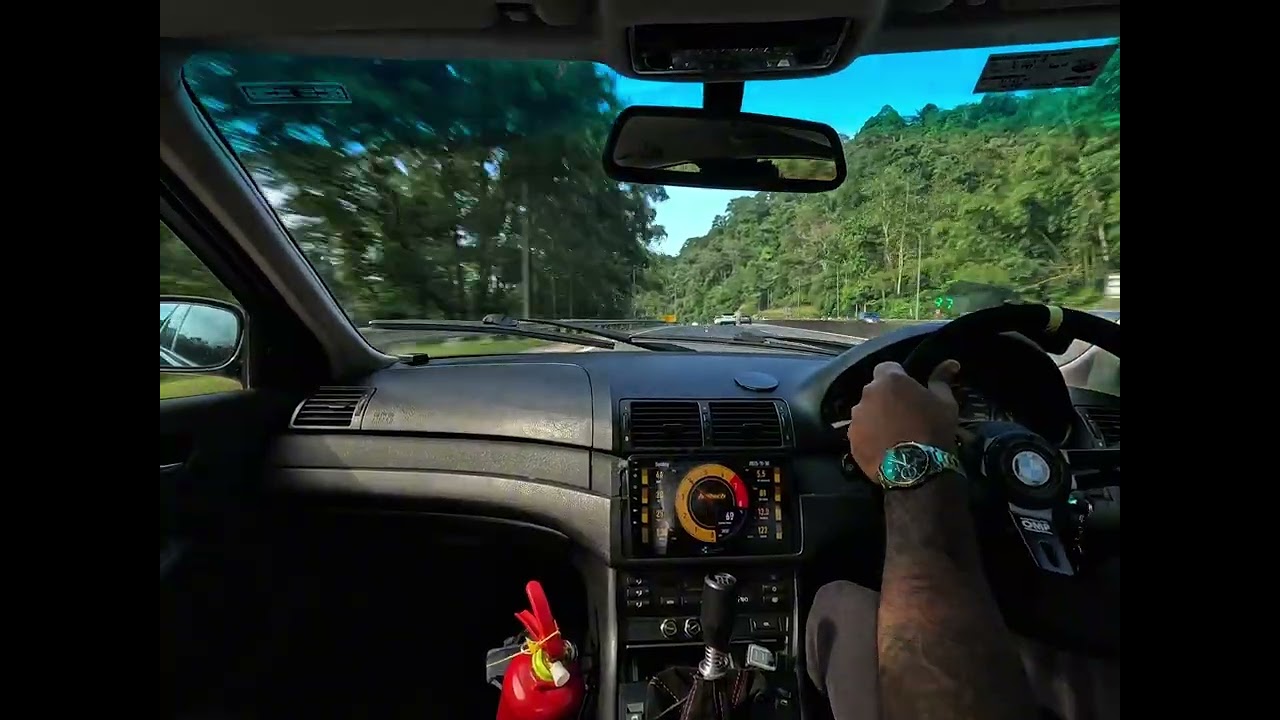 1JZ GTE SWAPPED BMW E46- Karak highway-weekend drive.