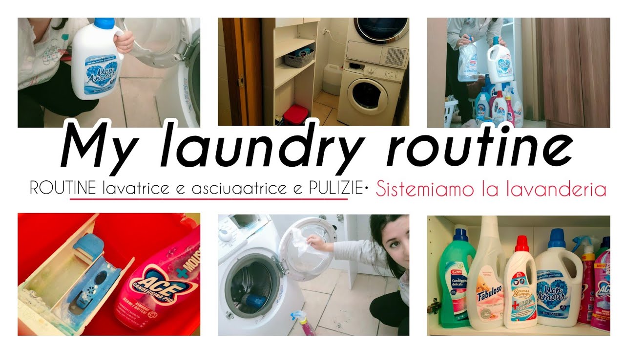 La mia ROUTINE DI LAVATRICI•Laundry Routine•Organizzo la lavanderia•Vita da mamma di tre•Family of 6