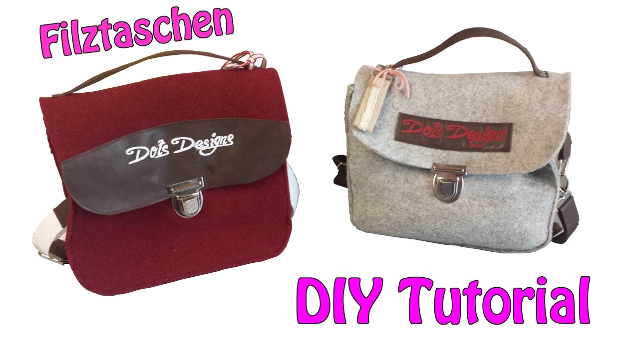 FILZTASCHE NÄHEN | DIY | Nähen für Anfänger | Tutorial
