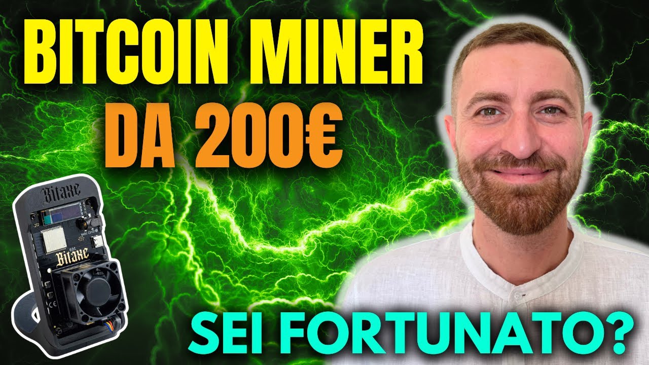MINARE 3 BITCOIN DA CASA con 200&euro;?? TEST REALE con Bitaxe Gamma 601!