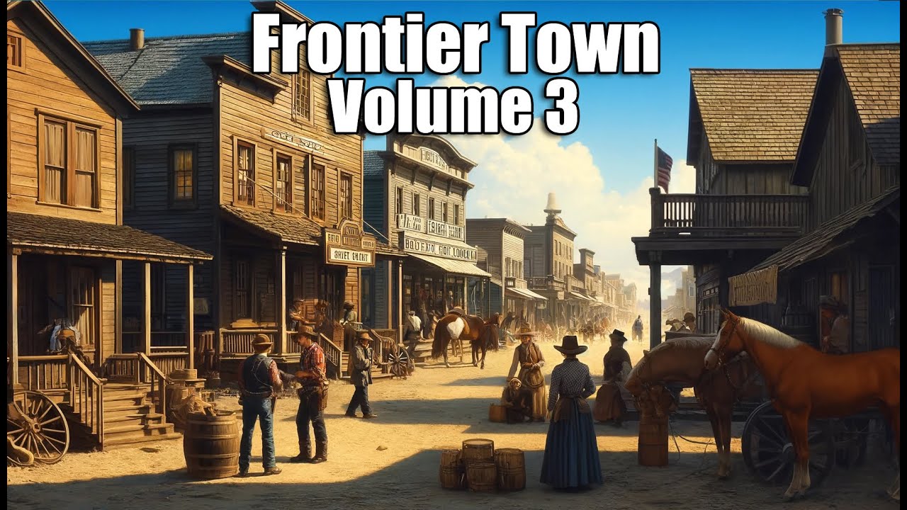 Frontier Town Vol 3 - 7 hrs #otr #blackscreen #western