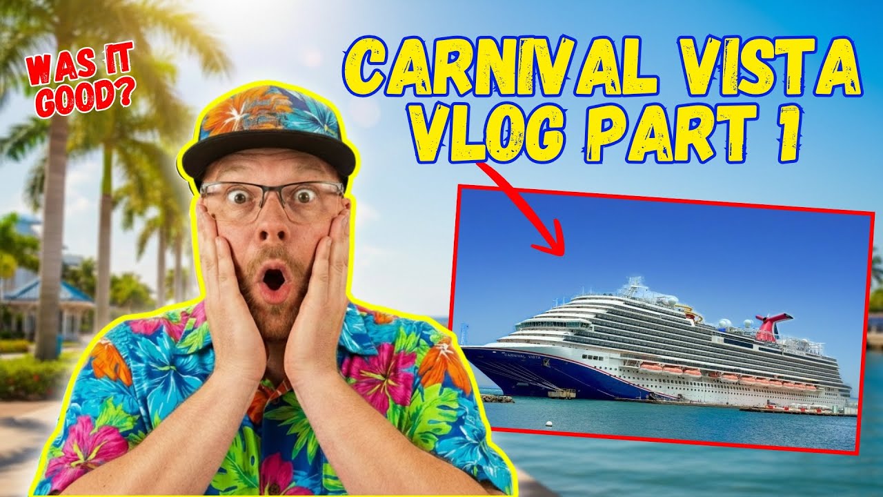 День посадки на борт лайнера Carnival Vista 🎉 | Видеоблог о путешествии в Порт-Канаверал и круизе...