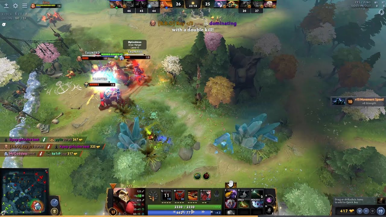 Carry Axe Slam Dunks - Dota2