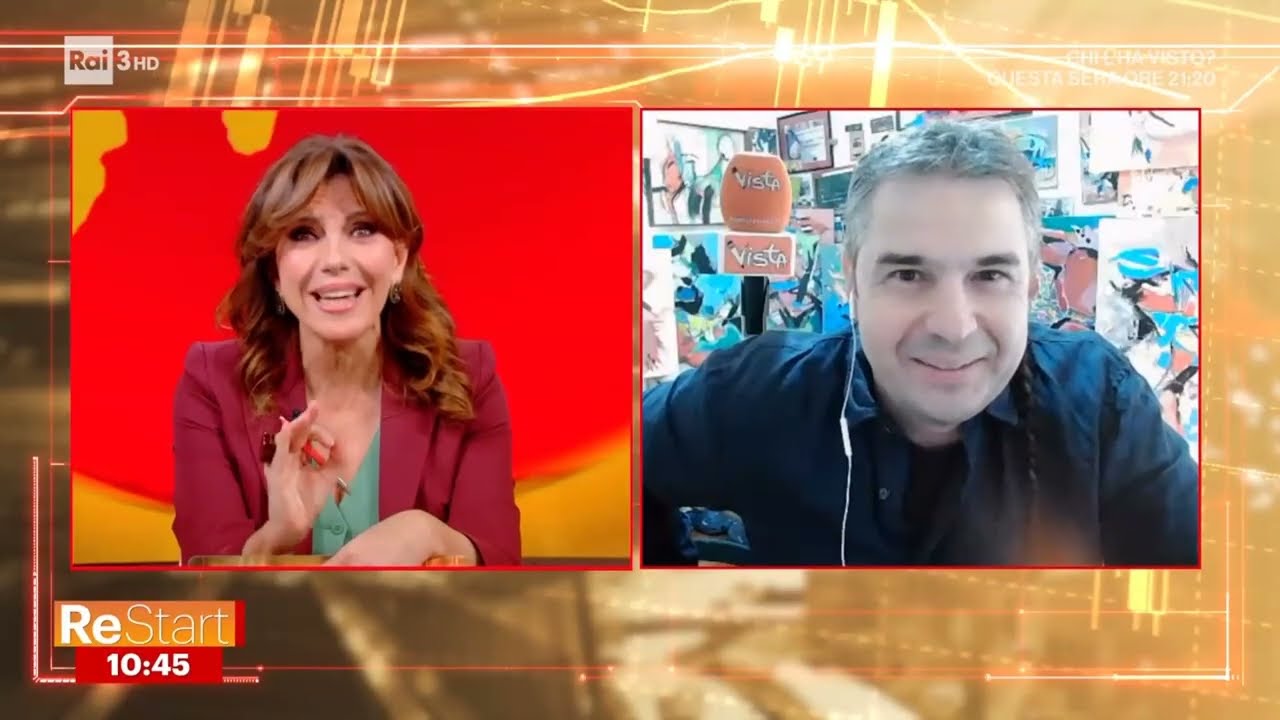 Il direttore di Agenzia Vista Alexander Jakhnagiev interviene a ReStart su Rai 3 con Annalisa Bruchi