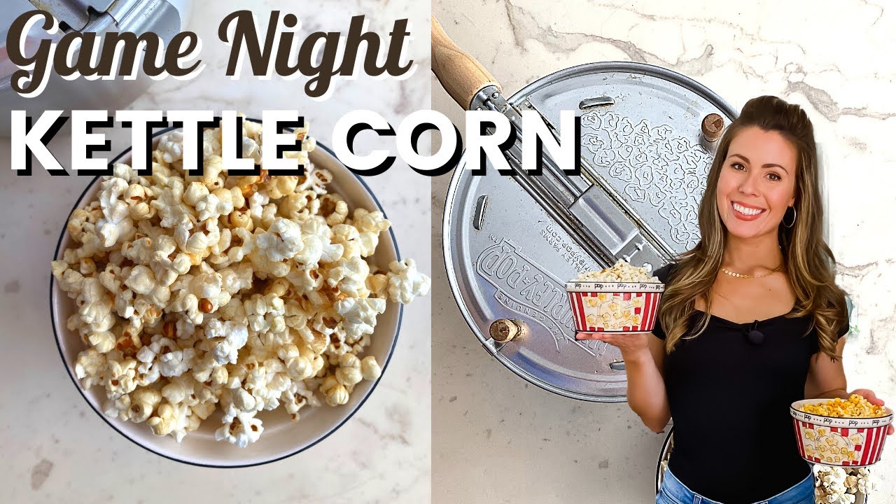 The Perfect Kettle Corn Recipe - Sweet and Savory Versions