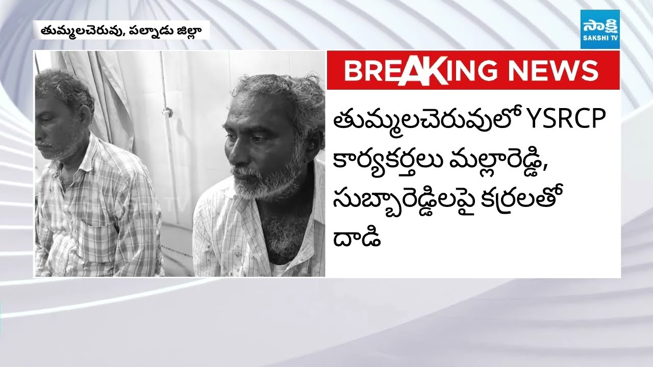 TDP Rowdies Attack on YSRCP Activists in Gurajala Palnadu District | Sakshi TV