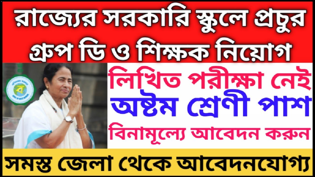 8th Pass Government Job News 2022 |School Teacher And Non Teaching Staff Job Vacancy 2022 #arpita186