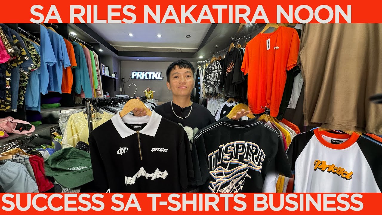 Sa Riles Nakatira Noon, Successful sa T-SHIRT BUSINESS Ngayon!