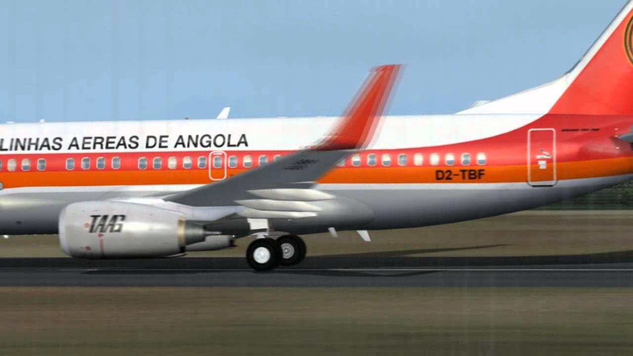 TAAG Angola 737-700 Cabinda-Luanda FS2004