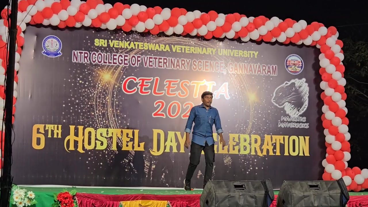 Ajay Solo Dance Performance at 6th Hostel Day Celebration @NTRCVSc , Gannavaram 