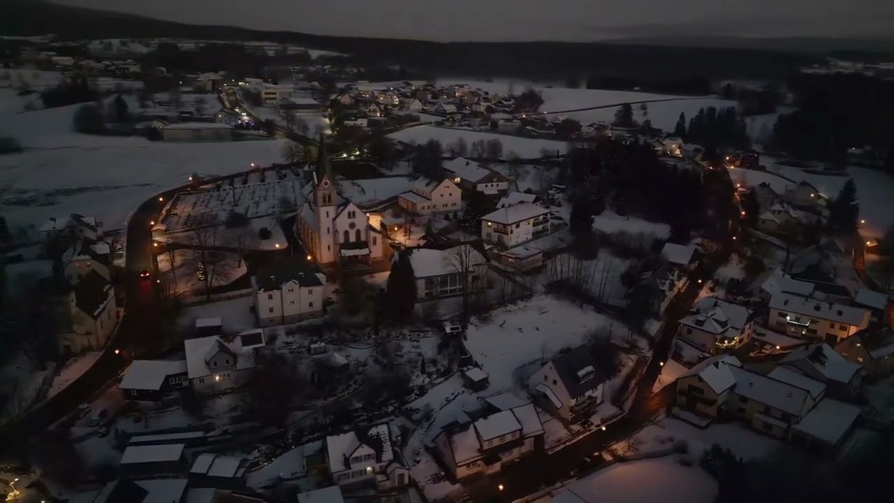Winter 2024 / 2025 im Fichtelgebirge / Drohne / Drone / Dronefootage 4K UHD