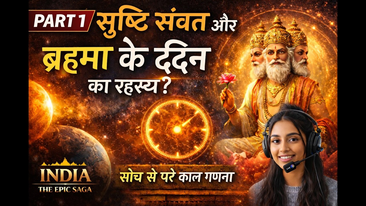 क्या है सृष्टि संवत और ब्रह्मा के दिन का रहस्य? सोच से परे है ये काल गणना |India The Epic Saga Part1