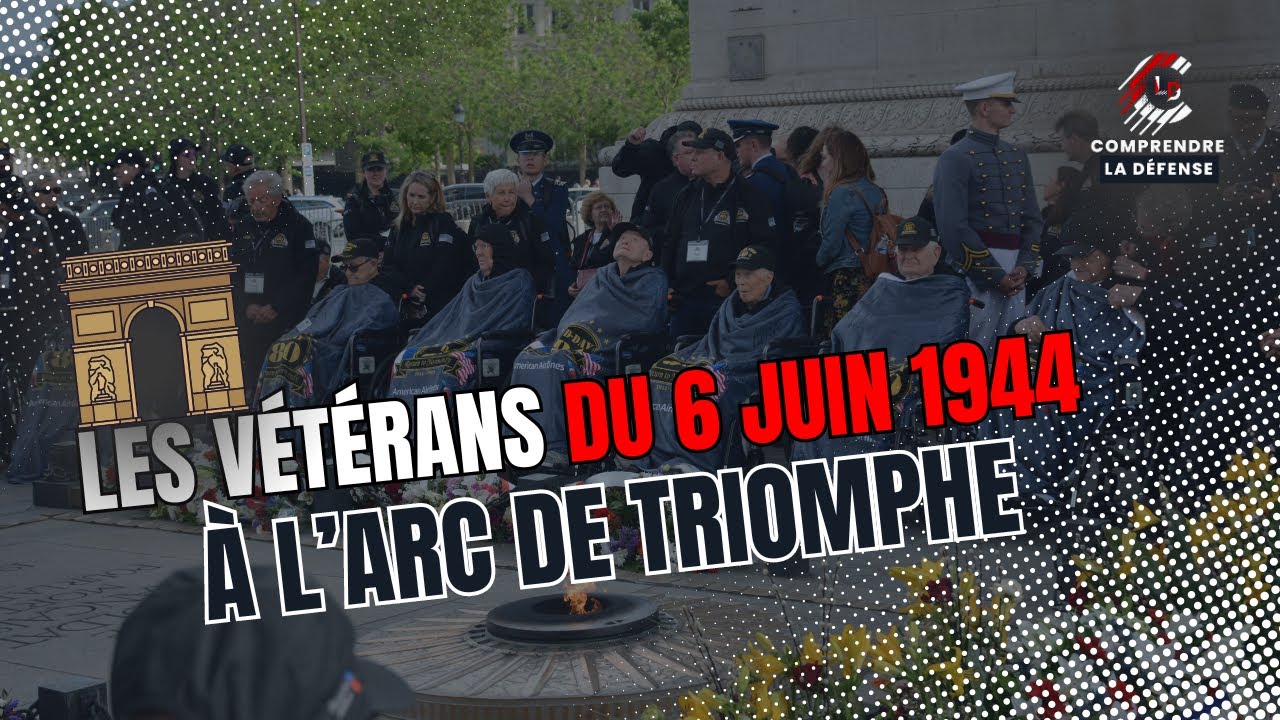 6JUIN1944 // Les vétérans américains du 6 juin 1944 au ravivage de la Flamme à l'Arc de Triomphe