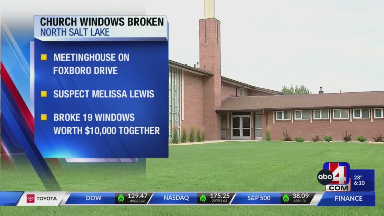 Logan woman charged for breaking windows at church in North Salt Lake
