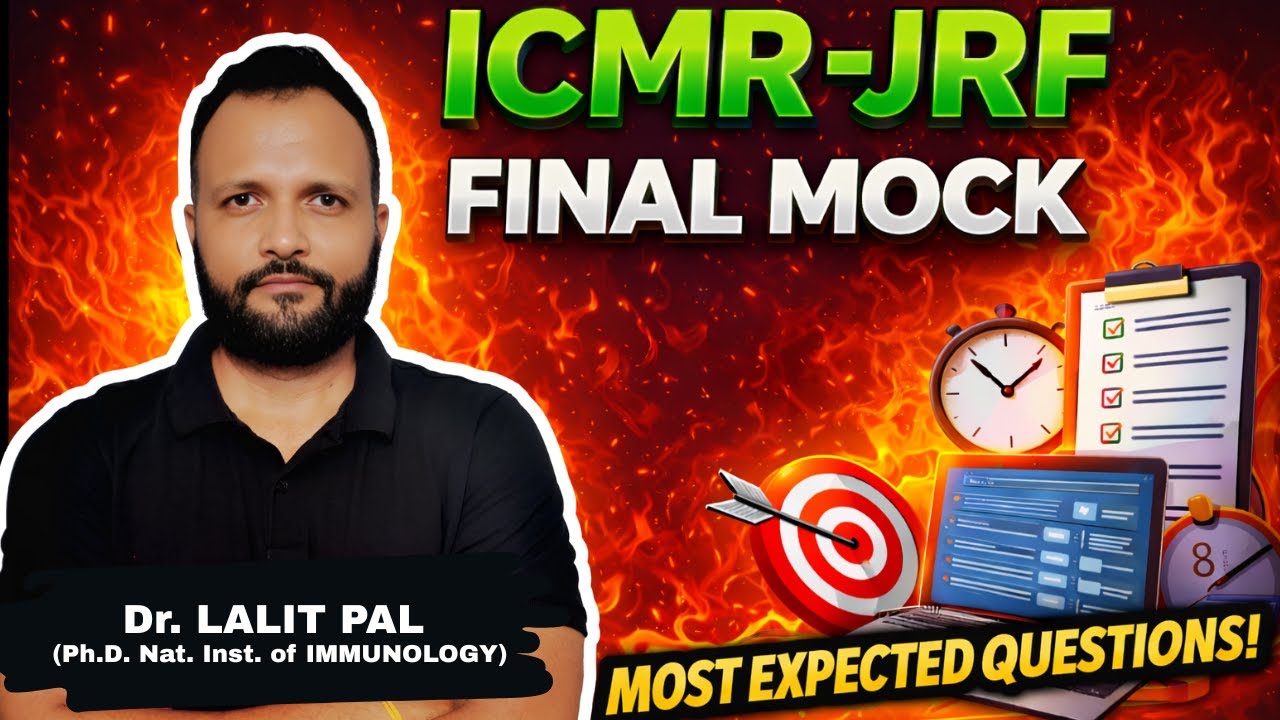 ICMR FINAL MOCK TEST  #drlalitpal