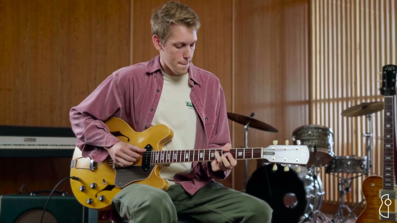 Josh Williams Guitars Hollowbird Vintage Natural | The Music Emporium