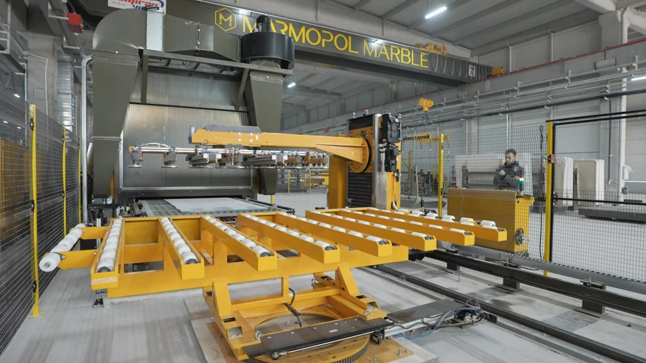 MARMOPOL   Slab epoxy Cyclic Resin Line