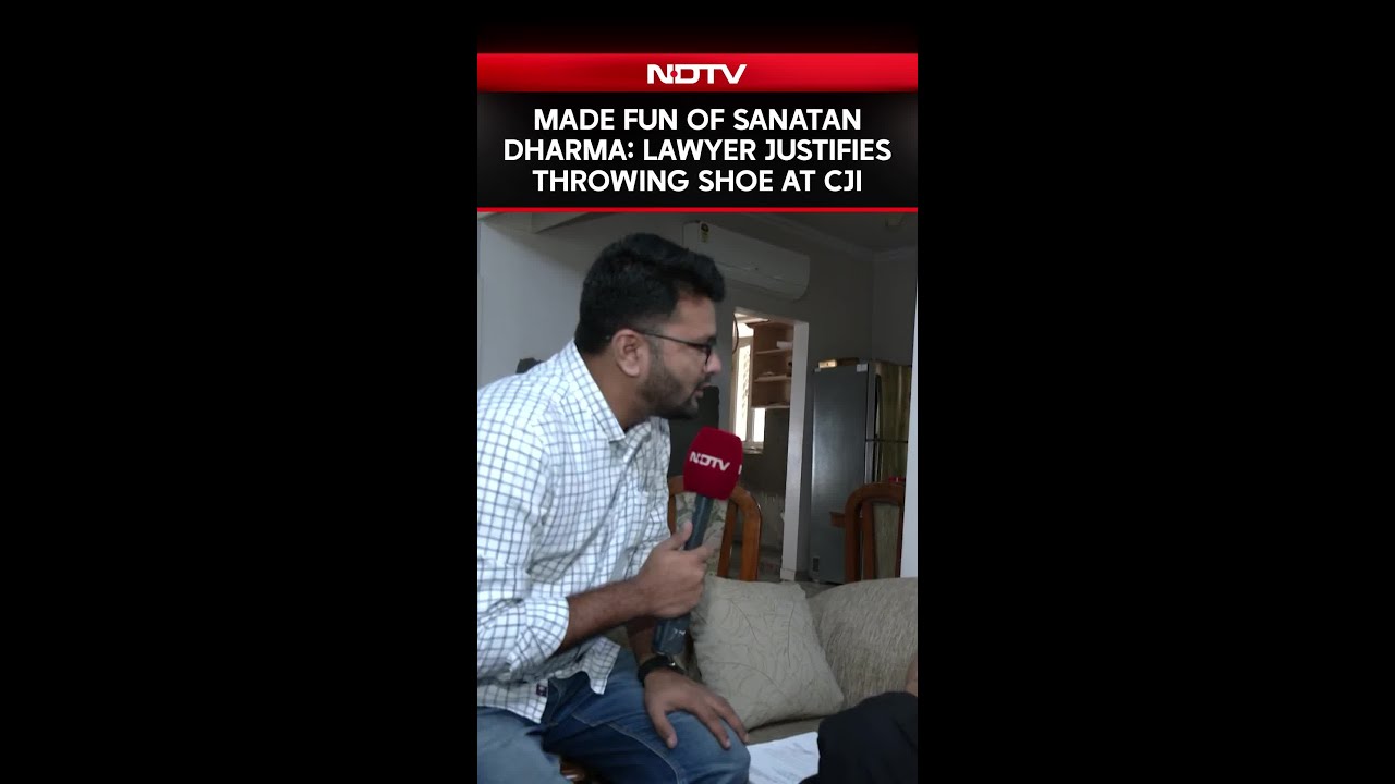 CJI Gavai News | Made Fun Of Sanatan Dharma: Lawyer Justifies Throwing Shoe At CJI