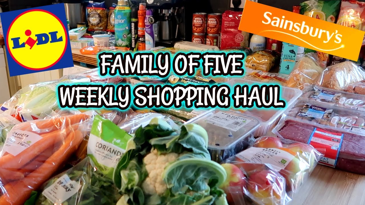 WEEKLY GROCERY HAUL ~ SAINSBURY'S & LIDL 🇬🇧
